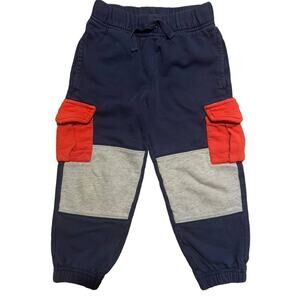 Hanna Andersson - Double Knee Cargo Sweatpants in French Terry - Size 4/4T